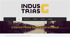 Desktop Screenshot of industriasg.com